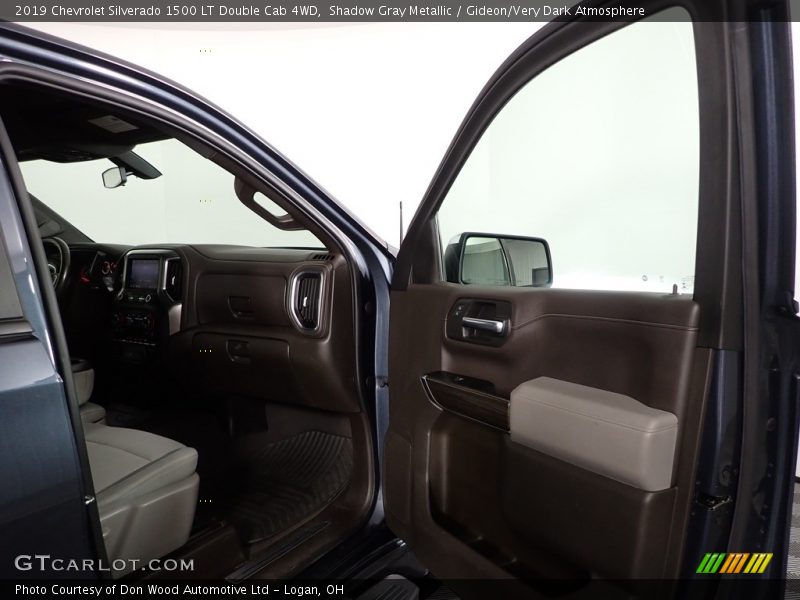 Shadow Gray Metallic / Gideon/Very Dark Atmosphere 2019 Chevrolet Silverado 1500 LT Double Cab 4WD