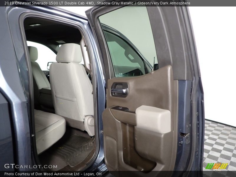 Shadow Gray Metallic / Gideon/Very Dark Atmosphere 2019 Chevrolet Silverado 1500 LT Double Cab 4WD