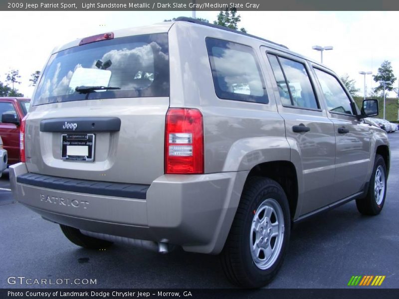 Light Sandstone Metallic / Dark Slate Gray/Medium Slate Gray 2009 Jeep Patriot Sport