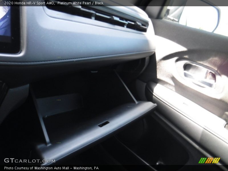 Platinum White Pearl / Black 2020 Honda HR-V Sport AWD