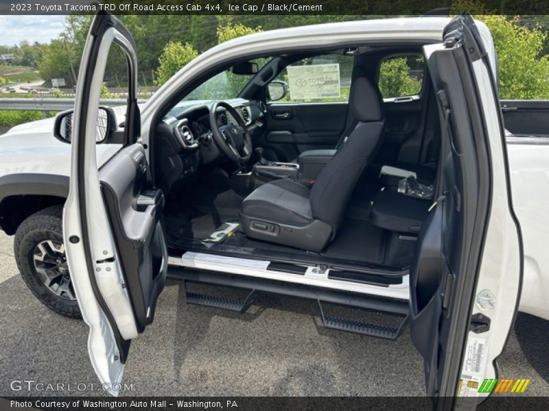  2023 Tacoma TRD Off Road Access Cab 4x4 Black/Cement Interior