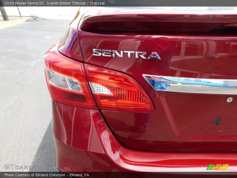 Scarlet Ember Tintcoat / Charcoal 2019 Nissan Sentra SV
