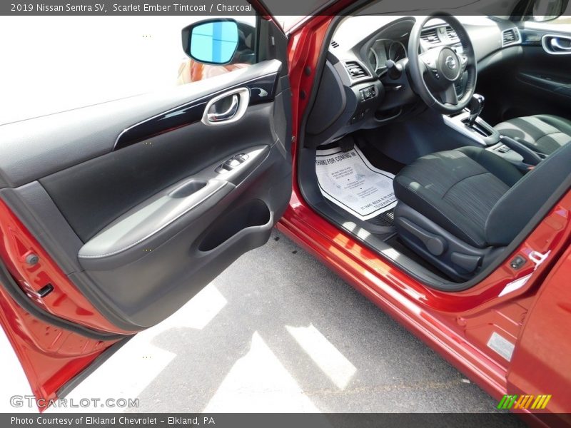 Scarlet Ember Tintcoat / Charcoal 2019 Nissan Sentra SV