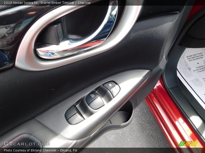 Scarlet Ember Tintcoat / Charcoal 2019 Nissan Sentra SV