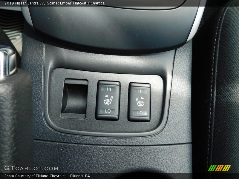 Scarlet Ember Tintcoat / Charcoal 2019 Nissan Sentra SV