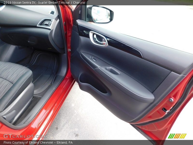 Scarlet Ember Tintcoat / Charcoal 2019 Nissan Sentra SV