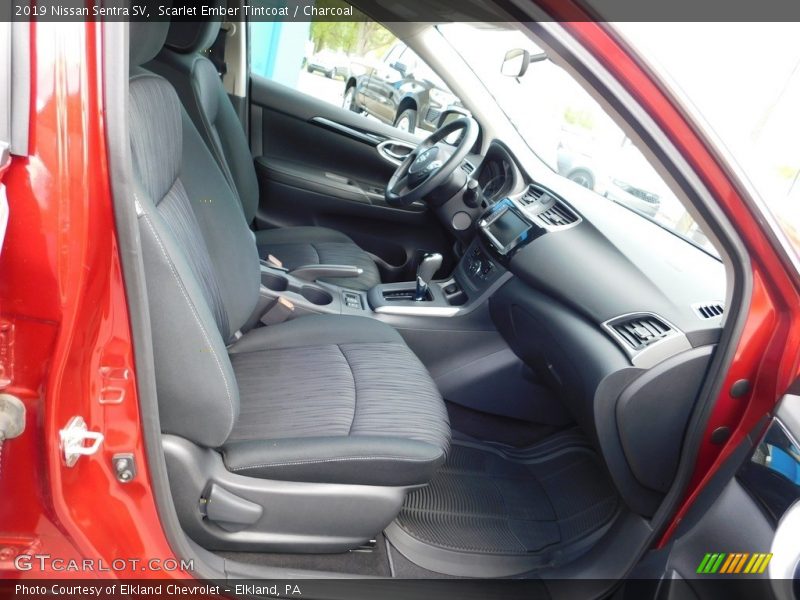 Scarlet Ember Tintcoat / Charcoal 2019 Nissan Sentra SV