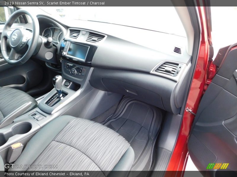 Scarlet Ember Tintcoat / Charcoal 2019 Nissan Sentra SV