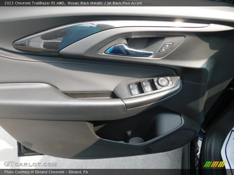 Mosaic Black Metallic / Jet Black/Red Accent 2023 Chevrolet TrailBlazer RS AWD
