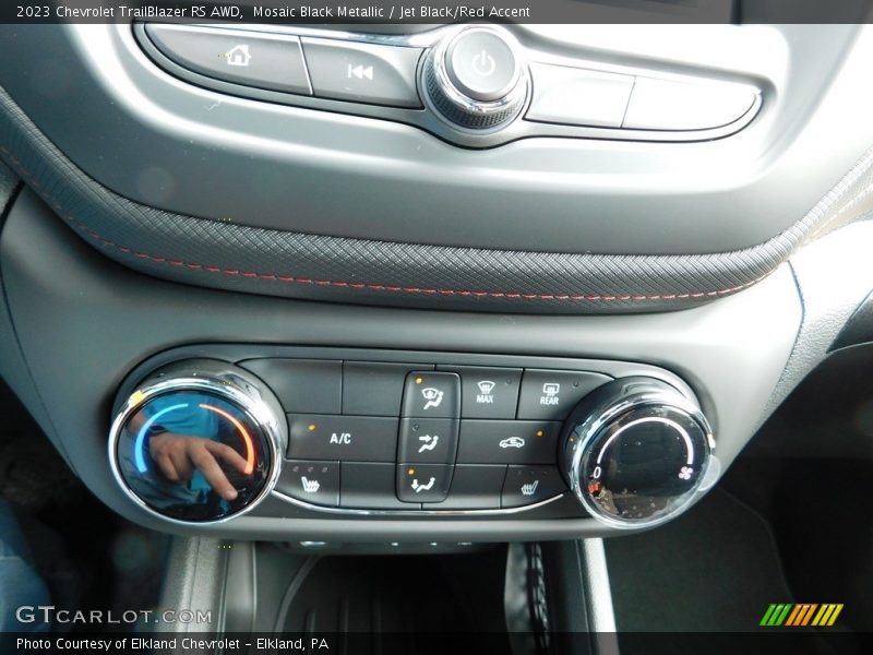 Controls of 2023 TrailBlazer RS AWD