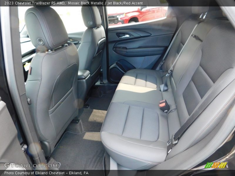 Rear Seat of 2023 TrailBlazer RS AWD