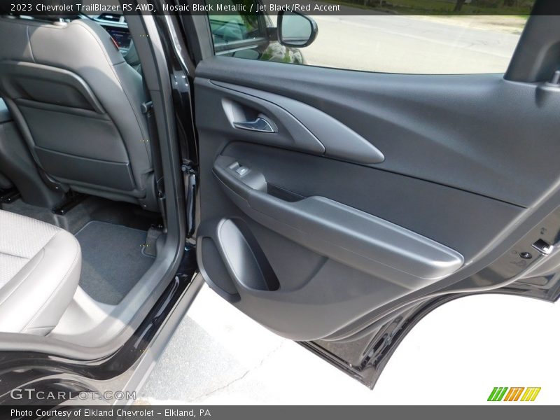 Mosaic Black Metallic / Jet Black/Red Accent 2023 Chevrolet TrailBlazer RS AWD