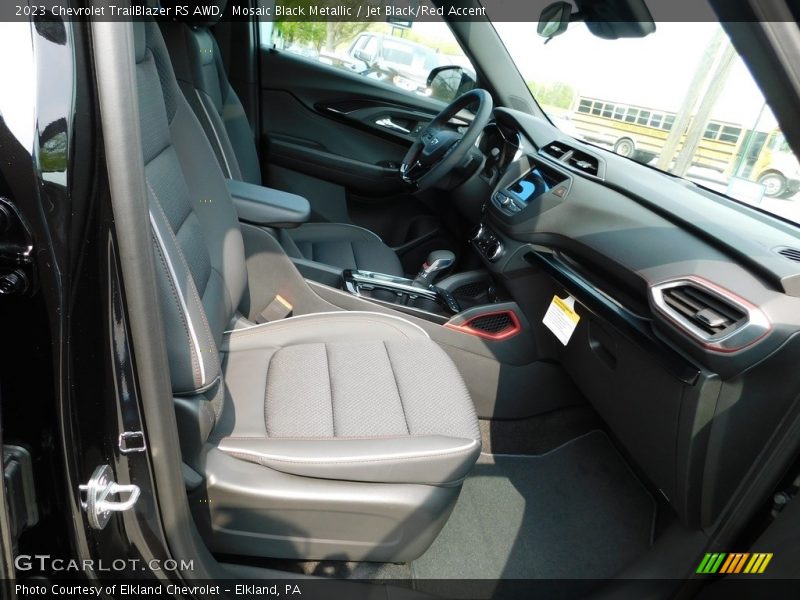 Mosaic Black Metallic / Jet Black/Red Accent 2023 Chevrolet TrailBlazer RS AWD