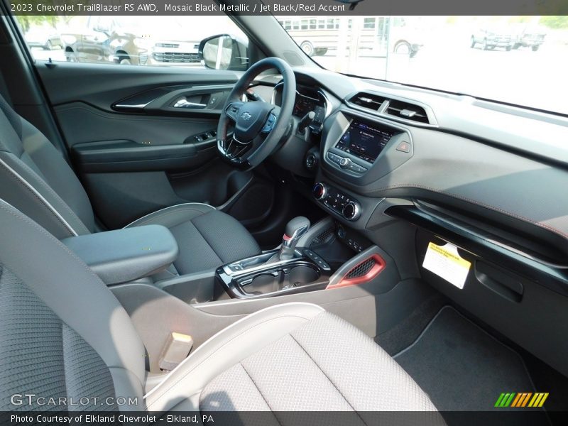 Mosaic Black Metallic / Jet Black/Red Accent 2023 Chevrolet TrailBlazer RS AWD