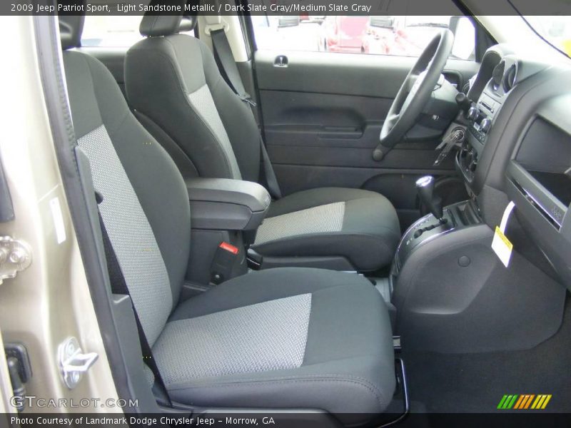 Light Sandstone Metallic / Dark Slate Gray/Medium Slate Gray 2009 Jeep Patriot Sport