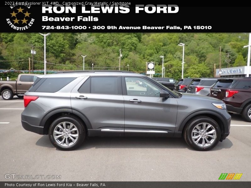 Carbonized Gray Metallic / Sandstone 2023 Ford Explorer XLT 4WD