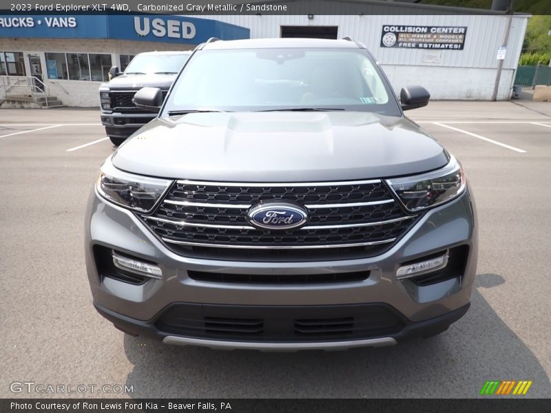 Carbonized Gray Metallic / Sandstone 2023 Ford Explorer XLT 4WD