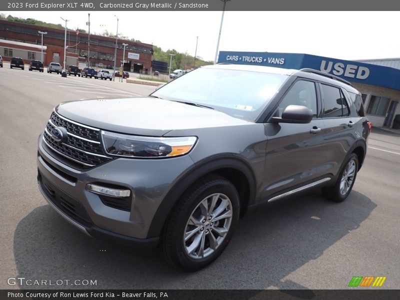 Carbonized Gray Metallic / Sandstone 2023 Ford Explorer XLT 4WD