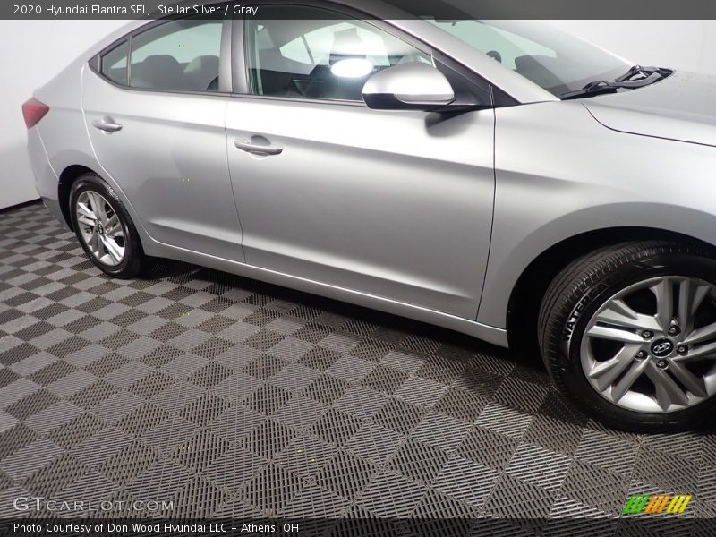 Stellar Silver / Gray 2020 Hyundai Elantra SEL