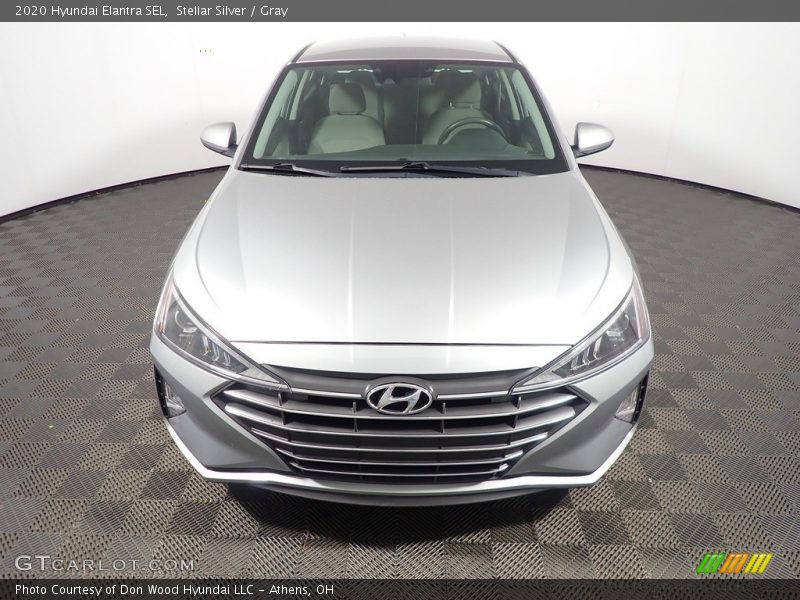 Stellar Silver / Gray 2020 Hyundai Elantra SEL