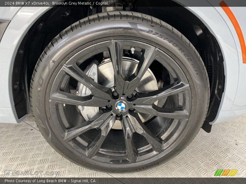 Brooklyn Grey Metallic / Cognac 2024 BMW X7 xDrive40i