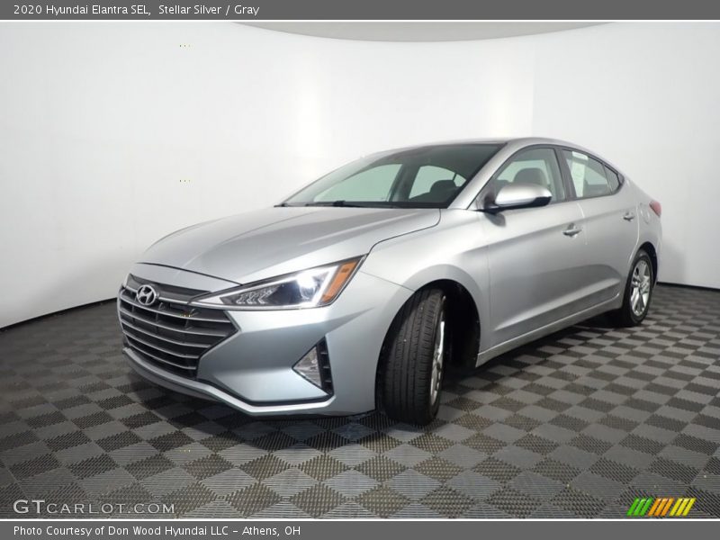 Stellar Silver / Gray 2020 Hyundai Elantra SEL