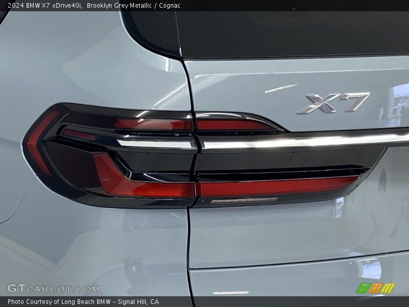 Brooklyn Grey Metallic / Cognac 2024 BMW X7 xDrive40i