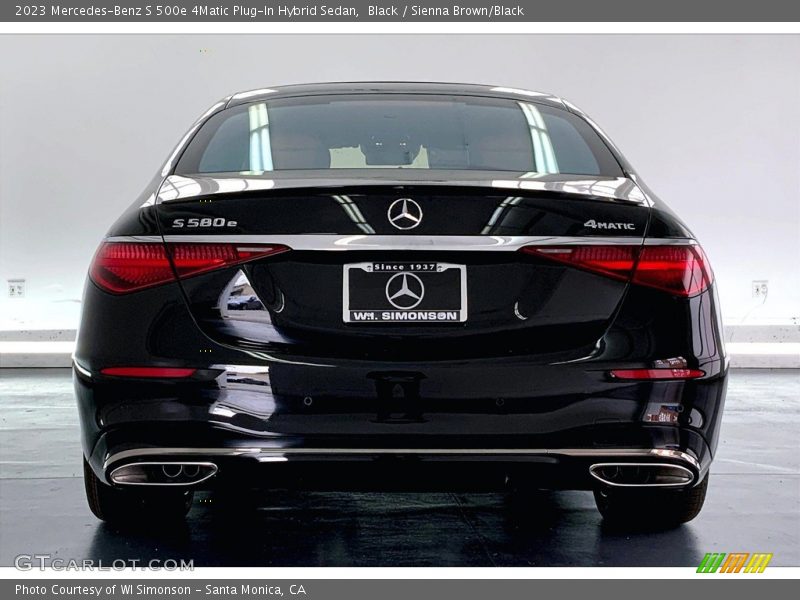 Black / Sienna Brown/Black 2023 Mercedes-Benz S 500e 4Matic Plug-In Hybrid Sedan