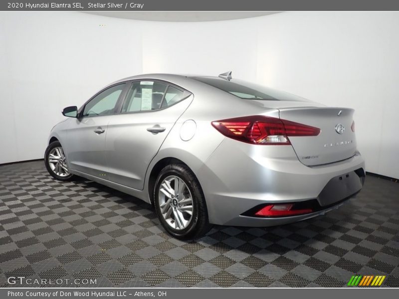 Stellar Silver / Gray 2020 Hyundai Elantra SEL
