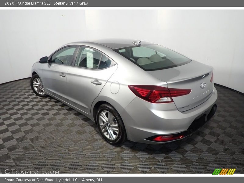 Stellar Silver / Gray 2020 Hyundai Elantra SEL