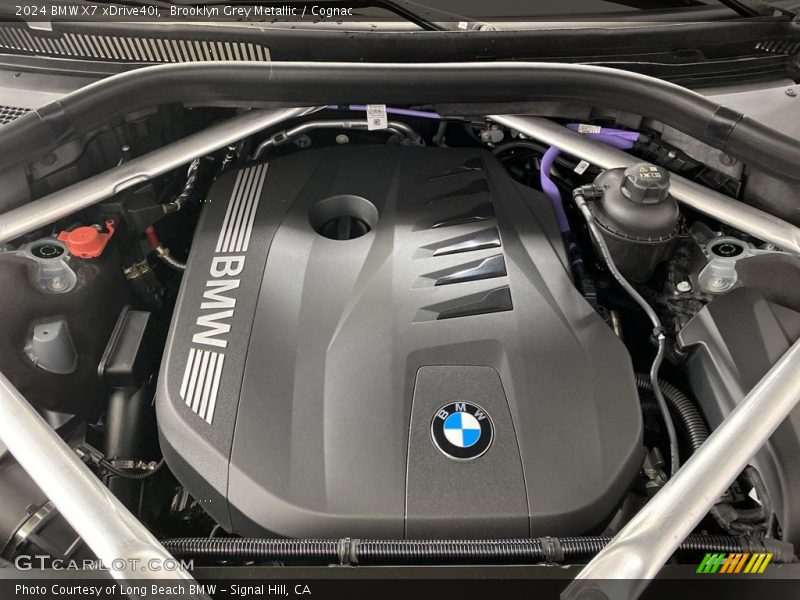 Brooklyn Grey Metallic / Cognac 2024 BMW X7 xDrive40i