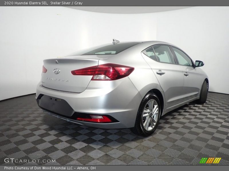 Stellar Silver / Gray 2020 Hyundai Elantra SEL