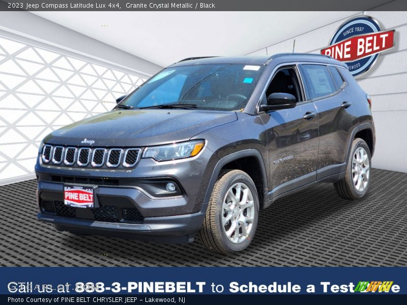 Granite Crystal Metallic / Black 2023 Jeep Compass Latitude Lux 4x4