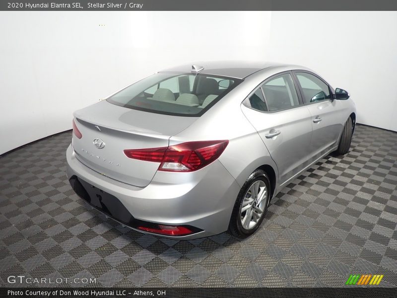 Stellar Silver / Gray 2020 Hyundai Elantra SEL