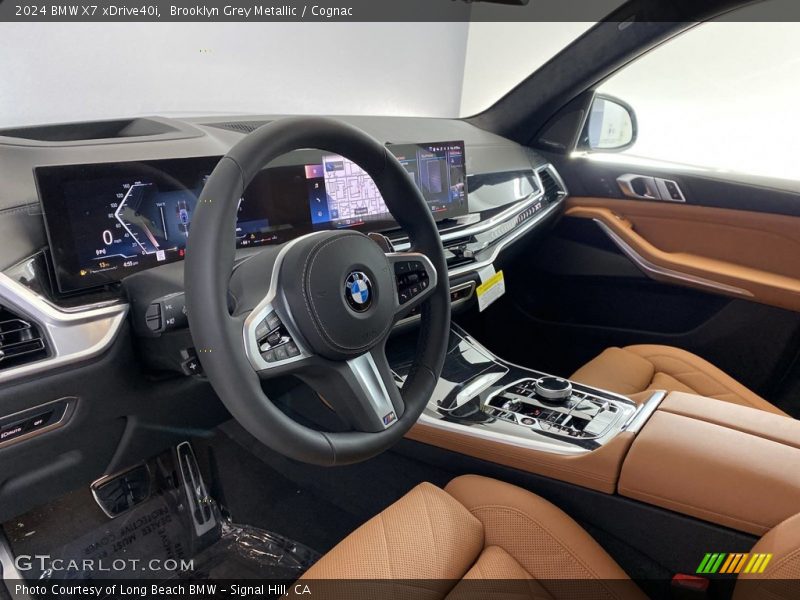 Brooklyn Grey Metallic / Cognac 2024 BMW X7 xDrive40i