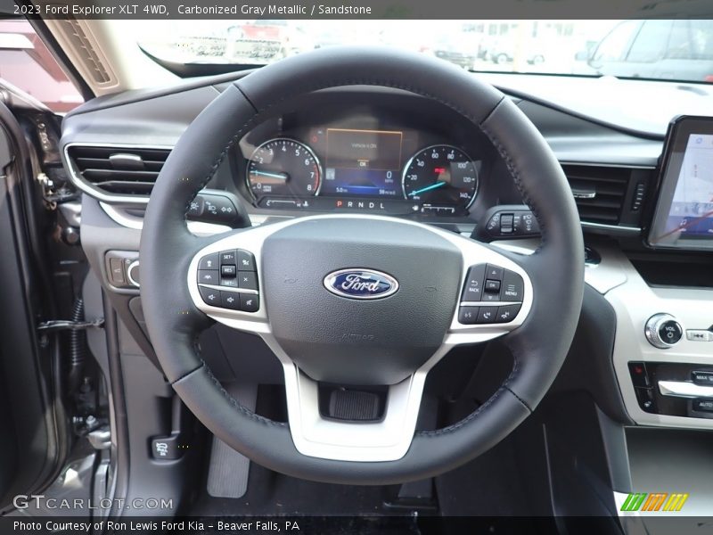 Carbonized Gray Metallic / Sandstone 2023 Ford Explorer XLT 4WD