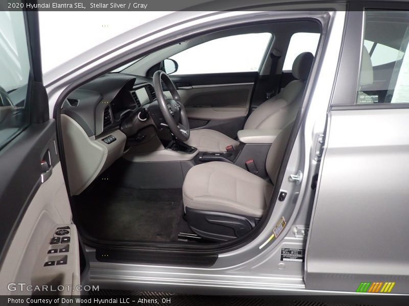 Stellar Silver / Gray 2020 Hyundai Elantra SEL