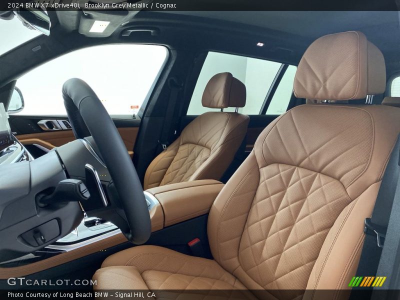 Brooklyn Grey Metallic / Cognac 2024 BMW X7 xDrive40i