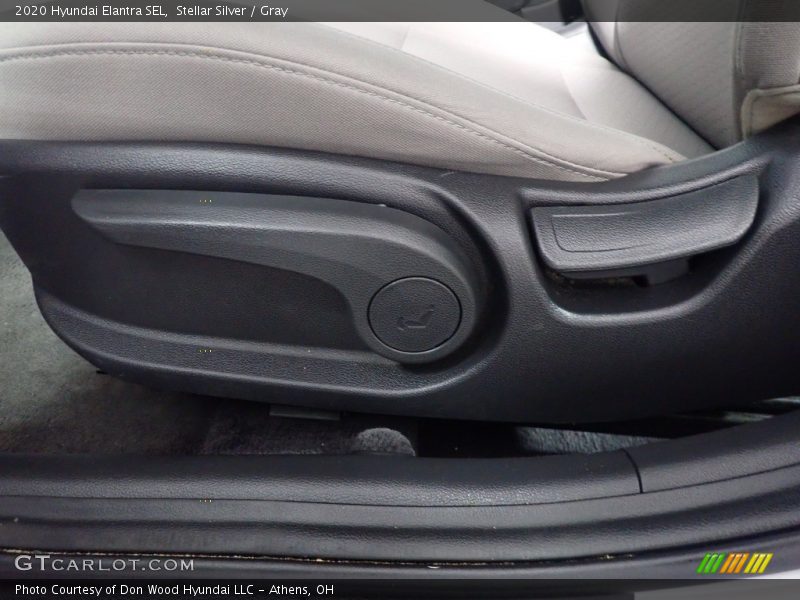 Stellar Silver / Gray 2020 Hyundai Elantra SEL