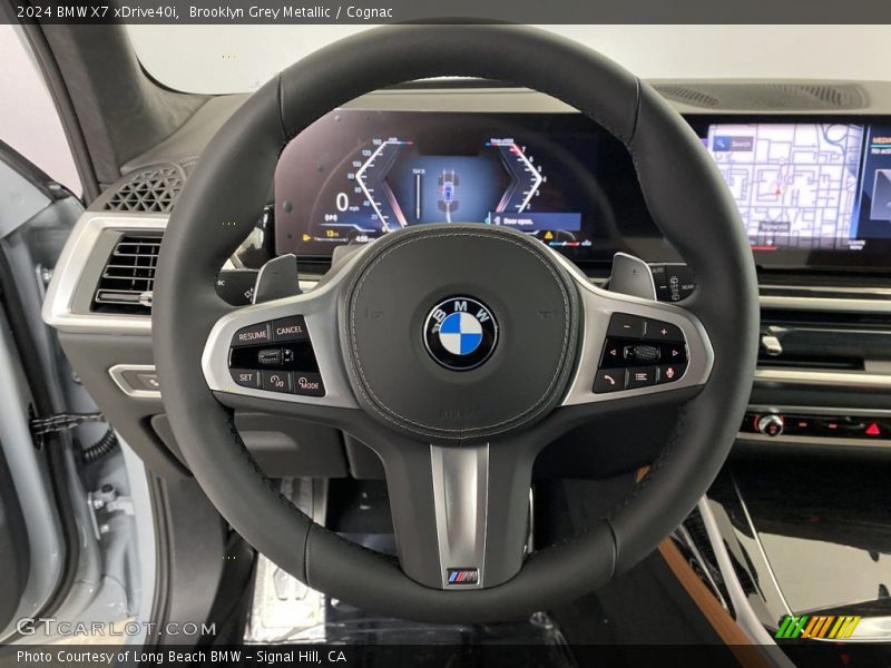 Brooklyn Grey Metallic / Cognac 2024 BMW X7 xDrive40i