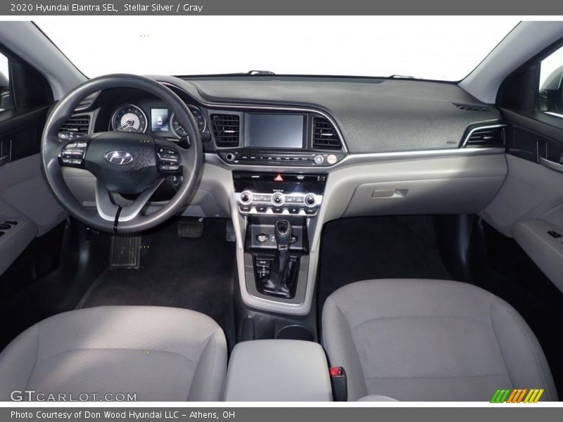 Stellar Silver / Gray 2020 Hyundai Elantra SEL