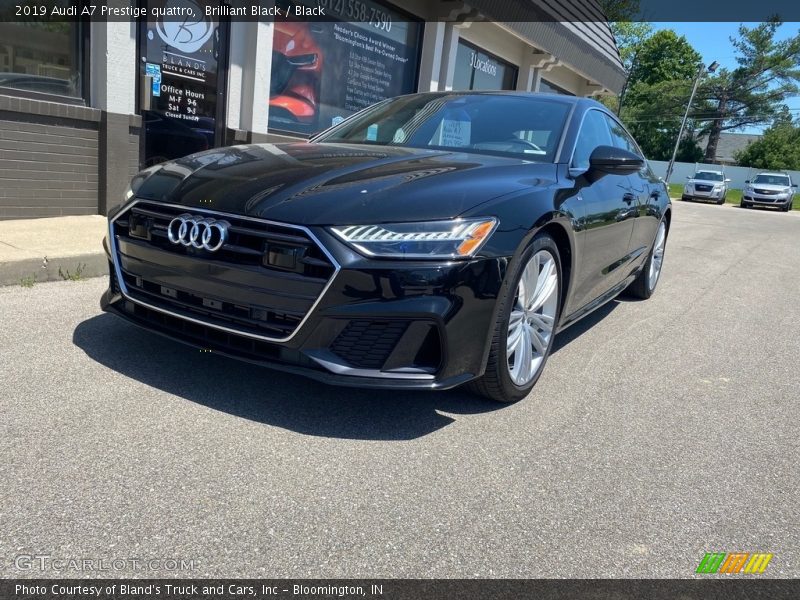 Brilliant Black / Black 2019 Audi A7 Prestige quattro