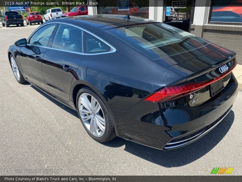 Brilliant Black / Black 2019 Audi A7 Prestige quattro