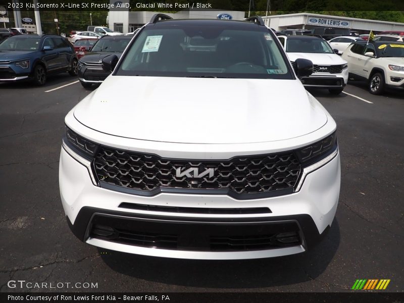 Glacial White Pearl / Black 2023 Kia Sorento X-Line SX Prestige AWD