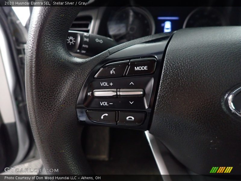 Stellar Silver / Gray 2020 Hyundai Elantra SEL