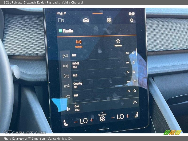 Controls of 2021 2 Launch Edition Fastback
