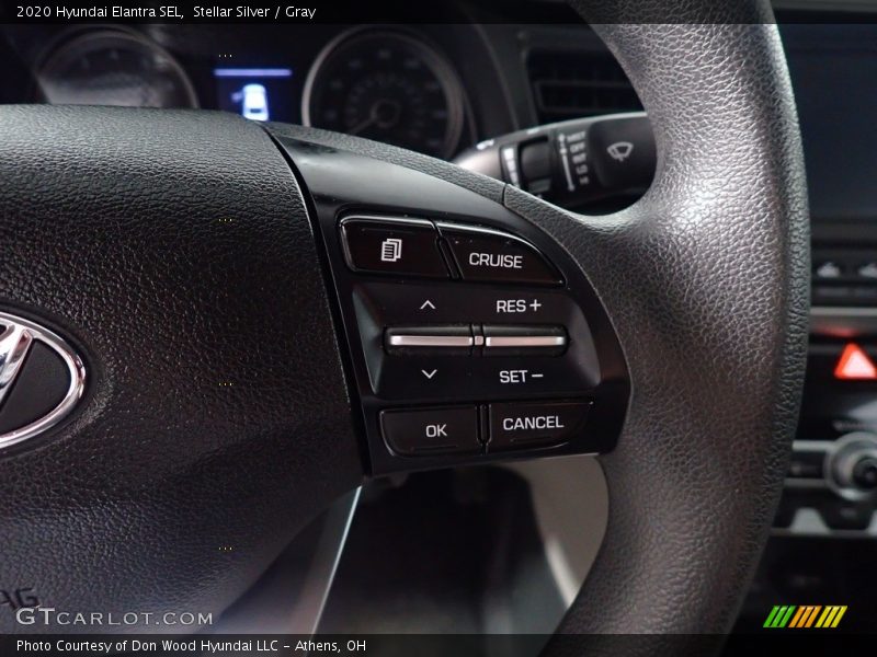 Stellar Silver / Gray 2020 Hyundai Elantra SEL