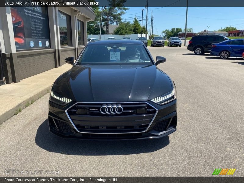 Brilliant Black / Black 2019 Audi A7 Prestige quattro