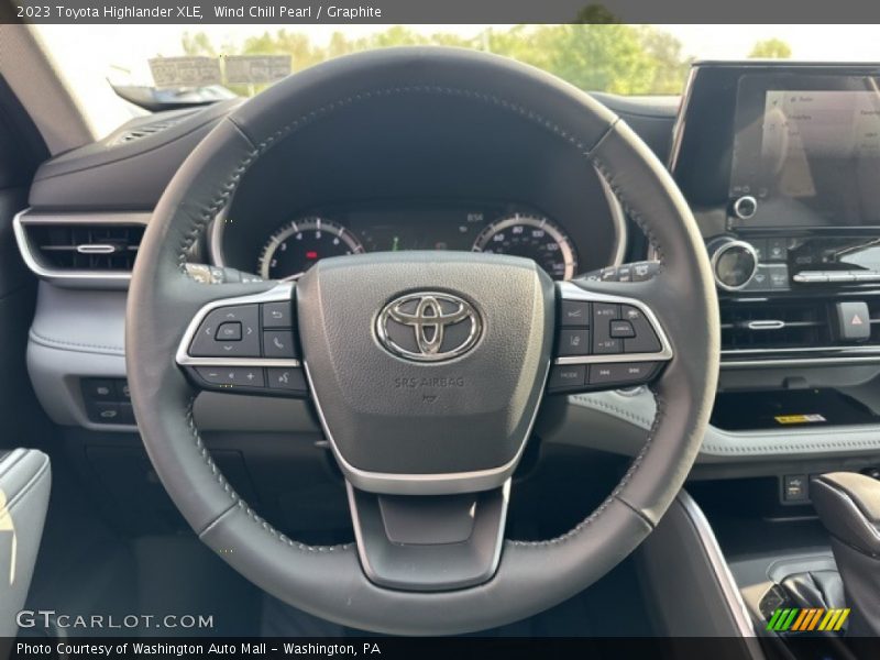 Wind Chill Pearl / Graphite 2023 Toyota Highlander XLE