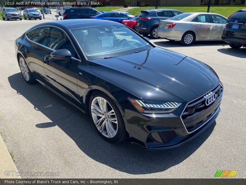 Brilliant Black / Black 2019 Audi A7 Prestige quattro